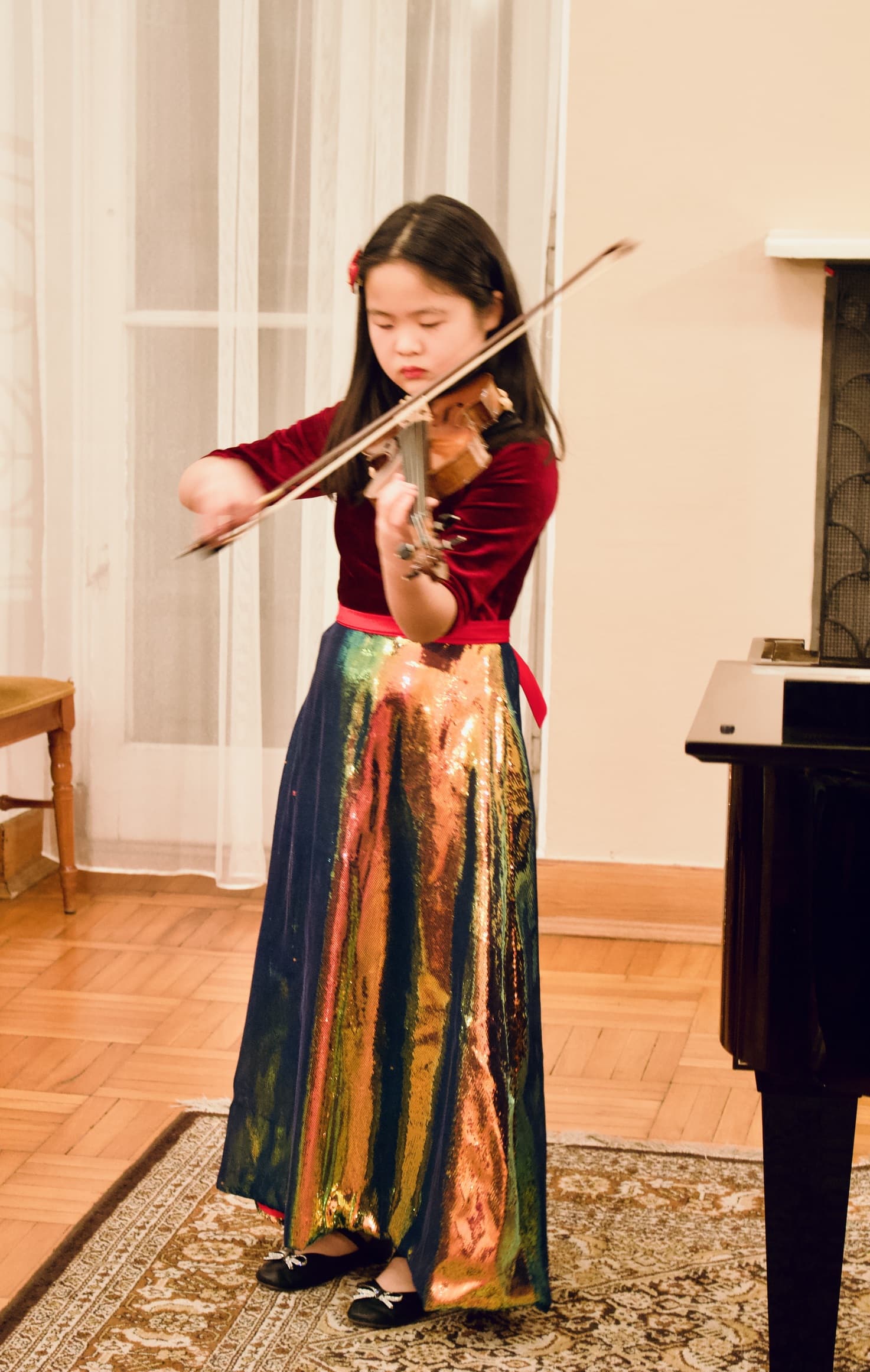 uczennica klasy skrzypiec, fortepian, Pałac Szustra, Koncert Listopadowy 2022